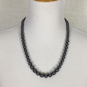 Hematite bead necklace - shiny protection 😊